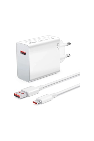 Buffer 67w Hızlı Şarj Adaptörü Usb To Type-c Pd Destekli, Akıllı Hızlı Şarj Başlığı, Güvenli Güç