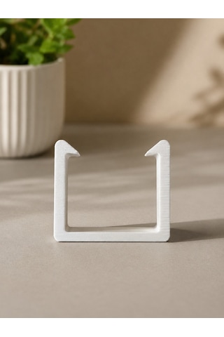 Veriqo 3d Masa Altı Uzatma Kablosu Tutucu Kablo Prizi Sabitleme Aparatı Vida Montajlı Beyaz