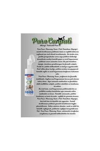 Purecanpati Kediler İçin Pati Temizleme Sarımsak Tablet ve Multivitamin