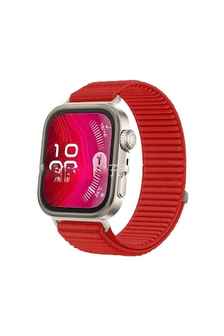 Huawei Watch Fit 4/fit 4 Pro/fit 3 Kordon Dalgalı Cırt Cırt Hasır Kordon