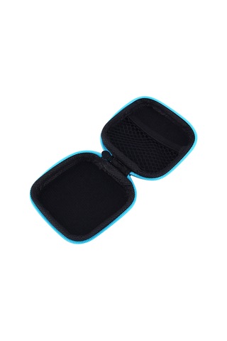 Konesam Mikrofon Ve Kulaklık Taşıma Kutusu - Sert, Dayanıklı Polietilen Malzeme, 70x70x20mm İç Ölçü, Mavi Renk Diğer