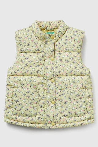 United Colors Of Benetton Kız Bebek 2v3ygj00o-25k Desenli Yelek Sarı-2119 Sarı
