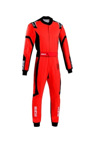 Sparco K48 Thunder Advanced Fia Onaylı Karting Tulumu Kırmızı Xs Bks0010b0r270xs