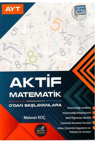 Aktif Öğrenme Yayınları - Ayt Matematik 0 Dan Başlayanlara Aktif Öğrenme Yayınları - Ayt Matematik 0 Dan Başlayanlara
