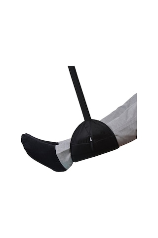 Sones Taşınabilir Mini Ayak Dayama Hamağı Ofis Ev Sandalyesi İçin Siyah