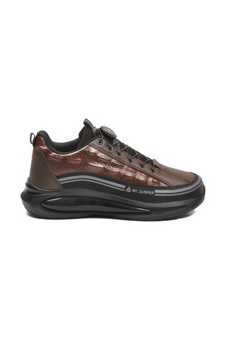 Siyah Kahve Memory Foam Misina Bağcıklı Erkek Sneaker 2250 M Siyah-kahve