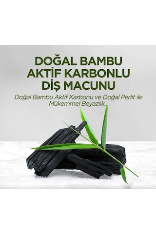 Mey İthalat Doğal Bambu Karbonlu Diş Macunu 90 Gr Acı - Portakal