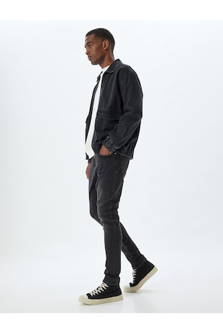 Koton Skinny Fit Kot Pantolon - Michael Jean Siyah 5wam40056nd Siyah