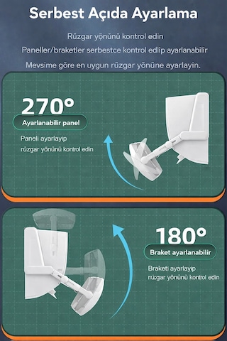Evrensel Ayarlanabilir Delikli Hava Yönlendirici Klima Aparatı Metal Tokalı Split Tipi Sperlik Greatech