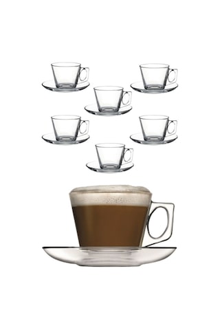 Paşabahçe 12 Parça Vela Kahve Fincanı Çay Fincanı 195 Ml