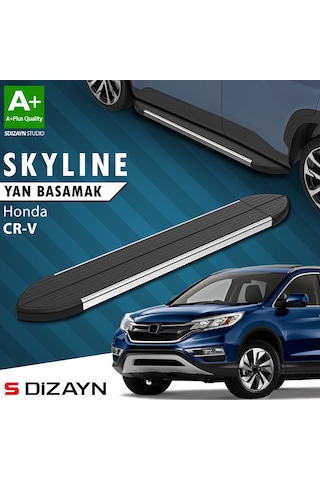 S-dizayn Honda Cr-v 4 Skyline Krom Yan Basamak 173 Cm 2012-2018 A+ Kalite