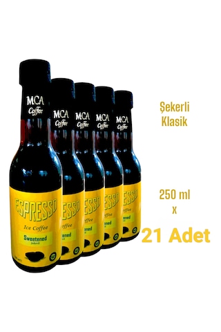 Mca Espresso Soğuk Kahve Şekerli Klasik 250 Ml X 21 Adet