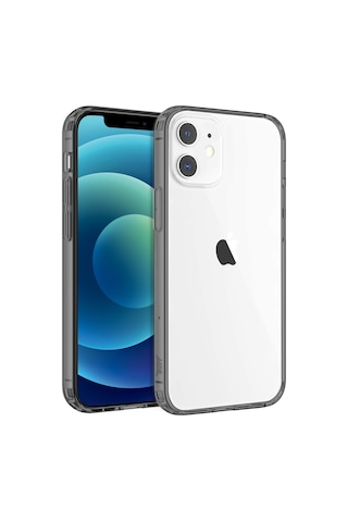 Buff Apple iPhone Uyumlu 12 Mini Paket - 2x5d Ekran Koruyucu + Şeffaf Kılıf + Lens Koruyucu Glass