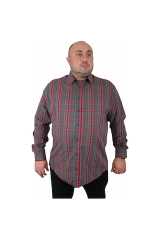 Moc Grande Mocgrande Büyük Beden Erkek Gömlek Estacional 23373 HAKI Haki