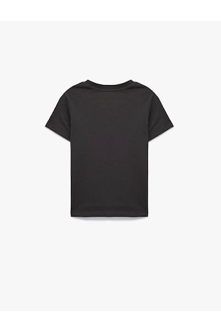 Koton Baskılı Antrasit Erkek Çocuk T-shirt 6skb10085tk Antrasit