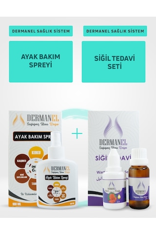 Dermanel Ayak Bakım Spreyi 100 ML + Dermanel Siğil Seti 45 ML