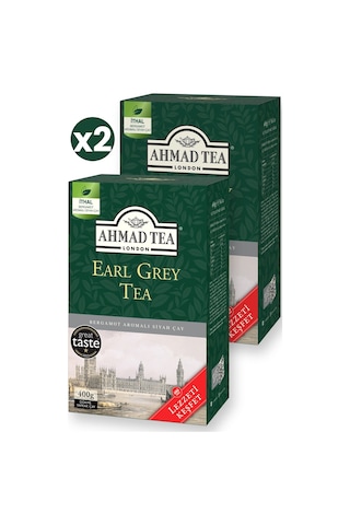 Ahmad Tea Earl Grey 400 G Dökme Çay 2'li Ekonomik Paket Toplam 800 Gram Dökme Çay