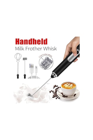 Jms Usb Şarj Edilebilir 3 Hız Kademeli Elektrikli Süt Köpürtücü