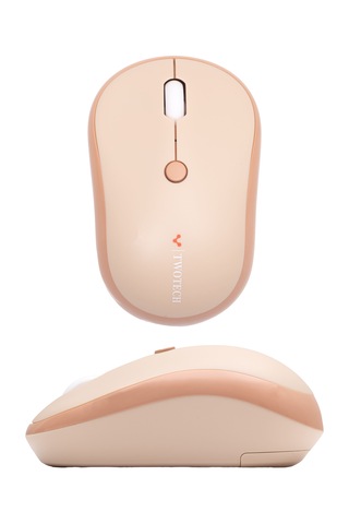 Petek Görünümlü Kablosuz Renkli Klavye Mouse Seti - Retro, Sessiz, Q Türkçe Dizayn Lazer