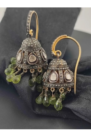 Allahverdi Türkmen Peridot Elmas Küpe 222
