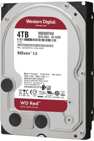 WD Red 3.5 4 TB 256 MB 5400Rpm WD40Efax