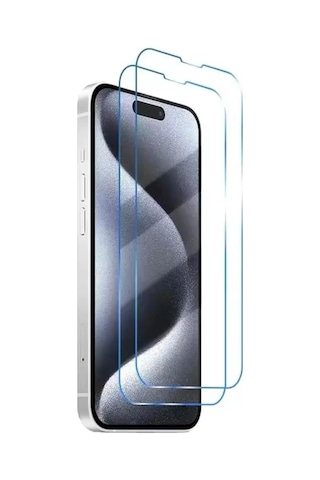 Apple iPhone 17e İle Uyumlu Ekran Koruyucu Şeffaf Temperli Kırılmaz Cam Ekran Koruyucu 2 Adet
