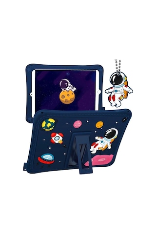 Apple Uyumlu iPad 8. Ve 9. Nesil 10.2 Inç 2020 / 2021 , Kedi Kılıf Standlı Eğlenceli Koruma