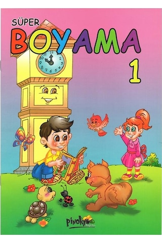 Carioca Süper Jumbo Teddy Keçeli Kalem 6 Renk - Boyama Kitabı Set
