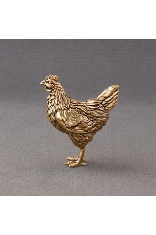 Singree Feng Shui Bronz Horoz Heykeli 4.8x3.9 Cm - Başarı Ve Zenginlik Çağırıcı, Enerji Dengeli Ve Korumalı Ev Dekoru