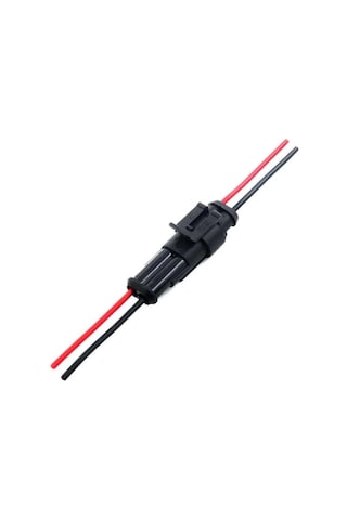 Kablolu 2-pin Su Geçirmez Konnektör Takımı-4979