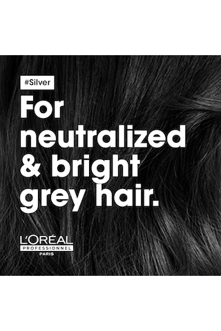 L'oréal Professionnel Paris Serie Expert Silver Çok Açık Sarı, Gri Ve Beyaz Saçlar Için Renk Dengeleyici Mavi Şampuan 300ml Sku: Smg8690010404947