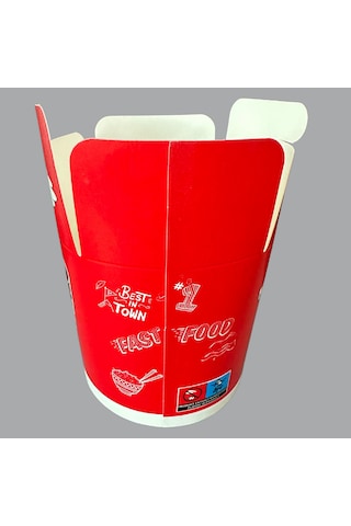 Fb Cup Döner Box Renk-kırmızı 26 Oz 500 Adet