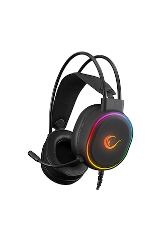 Rampage Kulaklık Rogue Sıyah Usb Rgb Ledlı Gamıng Esnek Mıkrofonlu Oyuncu