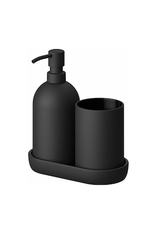 Ikea Gansjön Banyo Seti, Siyah, 3 Parça