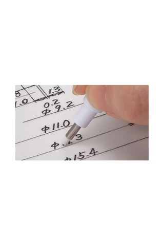 Tombow Mono Zero Kalem Silgi, Yuvarlak Uç, 2,3mm, Siyah