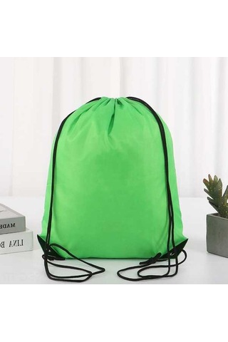 Ulzyvf Su Kalıcı Poliester Çekmeli Çanta - Dayanıklı, Pratik, Kişiselleştirilebilir Yeşil Renk Yeşil