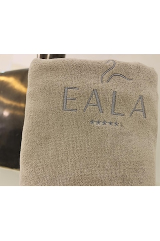 50 x 100 Bej İndantren Kadife Nakışlı Havlu Hijyenik Boya Tutmayan