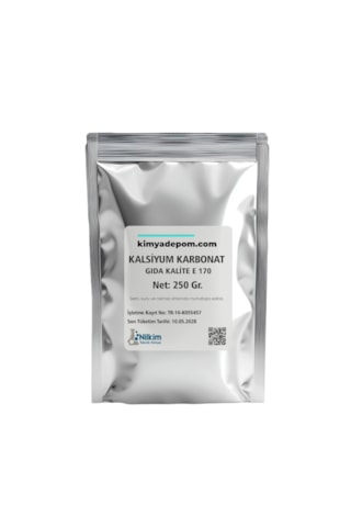 Kimya Depom Kalsiyum Karbonat, Gıda Kalite E170