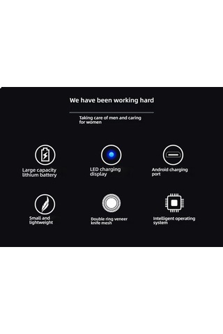 Taşınabilir Mini Elektrikli Tıraş Makinesi, Şarjlı Mavi