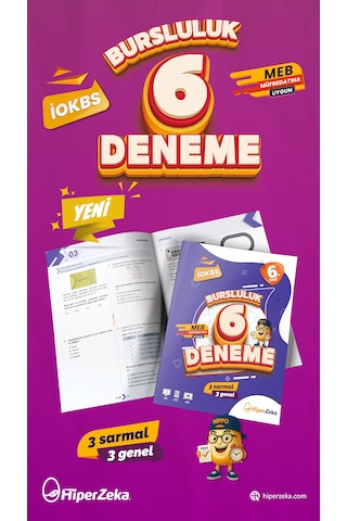 2027 6. Sınıf 6 Deneme Bursluluk İokbs 3 Sarmal & 3 Genel