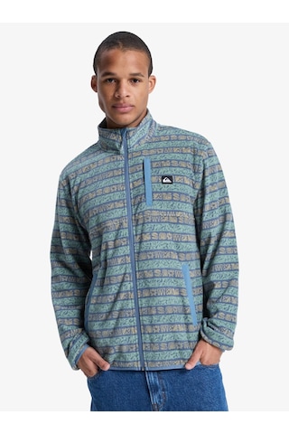 Quıksılver No Destınatıon Fz Granite Green - Pattern 1 Erkek Polar Ceket Eqypf03071-ggv6 Mavi