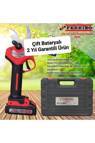 Ferrıno G02 Akülü Budama Makası 40 Mm.