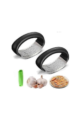2024 Yeni Paslanmaz Çelik Sarımsak Ezici Ve Soyucu, Ergonomik Gen Çok Renkli