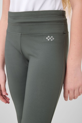 Tommylife Haki Esnek Standart Fit Basic Performans İspanyol Paça Kız Çocuk Tayt - 75193 Haki
