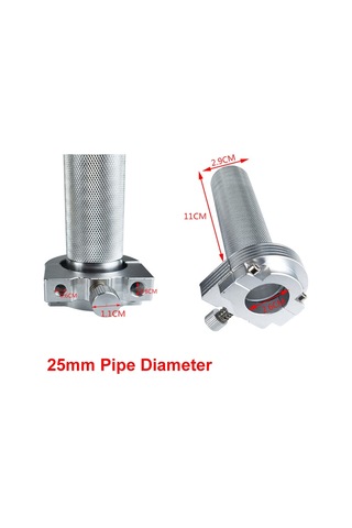 Harley 883/1200 Alüminyum Alaşımlı Motosiklet Gaz Kelebeği Büküm Yağı Büküm Yağlayıcı İçin, Boyut: 25mm Gümüş Diğer