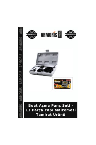 Buat Açma Panç Seti - 11 Parça Yapı Malzemesi Tamirat Ürünü