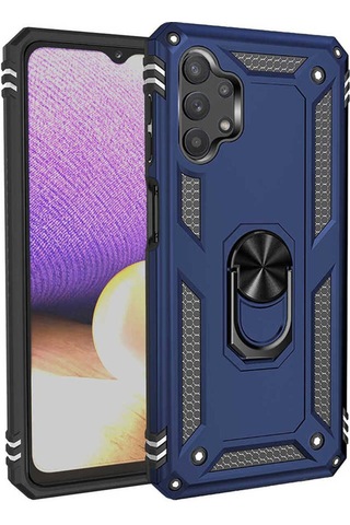 Samsung Uyumlu Galaxy A13 4g Kılıf Zore Vega Kapak Mavi