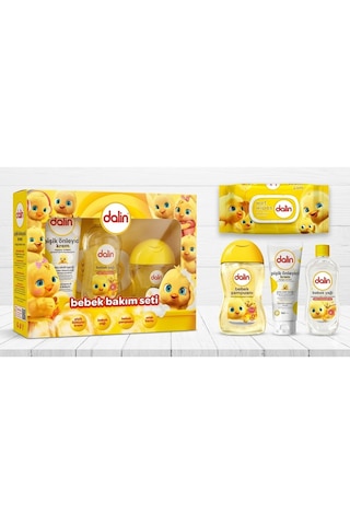 Dalin Bebek Bakım Seti 4 Parça Kutulu Yenidoğan X 2 Set