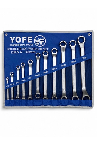 12 Parça Yıldız Anahtar Takımı 6-32 Mm
