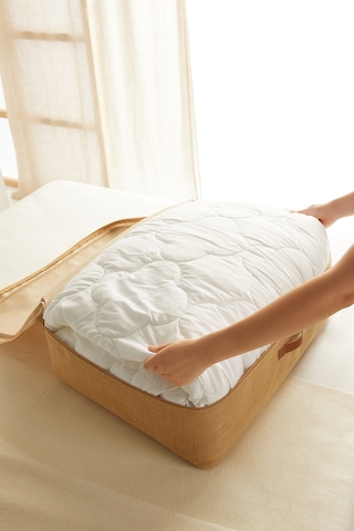 Ocean Home Textile 3'lü Jüt Baza Altı Hurç Set 1 Adet 52 x 28 x 21 / 2 Adet 62 x 46 x 22 cm